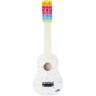 Small Foot Company small foot 10382 - Gitarre Sound, weiß/bunt, Holz, Länge: 53cm