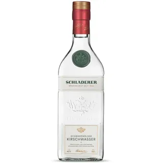 Schladerer Schwarzwälder Kirschwasser, edler Obstbrand aus dem Schwarzwald, traditionell aus Schwarzwälder Süßkirschen bester Lagen Obstbrände (1 x 350 ml)