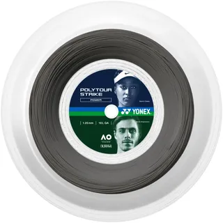 Yonex Poly Tour Strike 200 m) Tennisrollen Saite - Grey - 1.25 mm