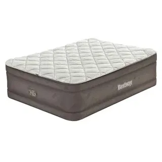 BESTWAY Luftbett Fortech mit Reißverschlussbezug & integrierter Elektropumpe 203 x 152 x 51 cm
