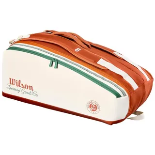 Wilson Roland Garros 2026 Super Tour 9 Pack Tennistasche cream / beige