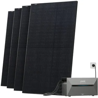 2000 W / 800 W inkl. 1,6kWh Anker Solix 2 Pro Speicher