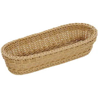 KESPER 17848 Baguette-Korb, Kunststoffgeflecht, Maße - 42 x 13.5 x 7 cm