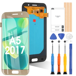 Bildschirm für Samsung Galaxy A5 2017 A520 A520F OLED LCD Display Touchscreen Digitizer Ersatzteile Reparatur mit Werkzeugen (Gold)