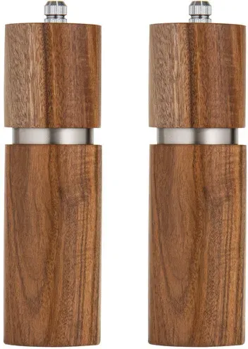 Ladelle GATHER Holz Pfeffermühle + Salzmühle Set - natur