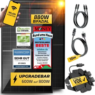 solakon Balkonkraftwerk onBasic 1000W 10 m Kabel