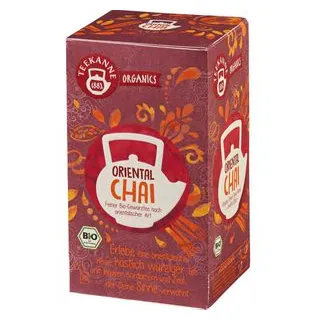 Teekanne ORGANICS. ORIENTAL CHAI Bio-Tee 20 Portionen