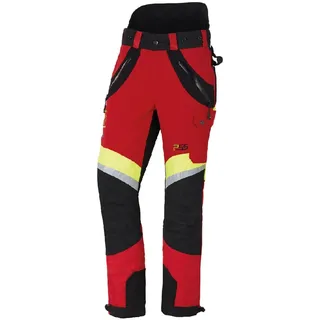 PSS Schnittschutzhose X-Treme Air Rot/Gelb Gr. 114 schlank und groß - 114