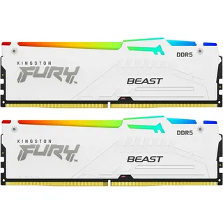 DDR5 6000MT/s RGB 64GB Kit (2x32GB) CL30 Weiß KF560C30BWEAK2-64
