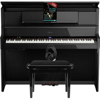 Roland LX9-PE E-Piano Schwarz Hochglanz