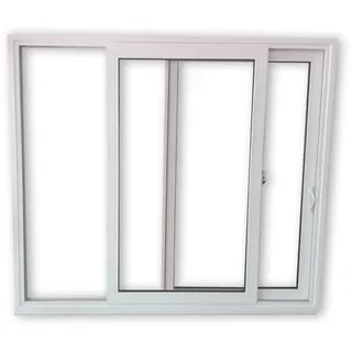 Schiebefenster SFS - 2-fach-Verglasung - 2-flügelig - BxH: 2100x1000 mm - Beide Seiten zum öffnen