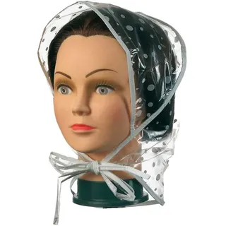 Comair Regenhaube mit Schirm weiss-transparent