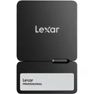 Lexar Professional Go SL400 mit Hub (2 TB), Externe SSD, Schwarz