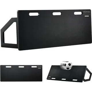 Vevor Fußball Rebound Board, Tragbares Prellwand Brett 1150 x 450 mm, HDPE Rebounder Wand-Rebound-Ausrüstung, Kinder & Jugendliche, Trainingsbrett Rebounder Kicker für Fußballtraining, Schwarz