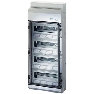 Hensel 48 MODULI 4 FILE FÜR MODULARE SCHALTER IP65 KUNSTSTOFF KV8448
