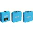 RODE Wireless GO Gen 3 Mikrofon, blau, digitales 2-Kanal-Drahtlos-Mikrofonsystem