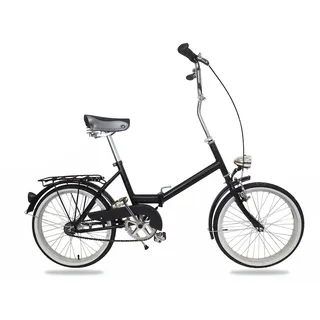 20 Zoll Klapprad Klappfahrrad Faltfahrrad Faltrad Camping Fahrrad NEU MILE BIKE . - 13 Zoll - schwarz