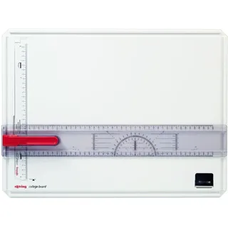 Rotring Zeichenplatte Collegeboard A3 rot/weiß