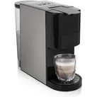 Princess Kapselkaffeemaschine, Kapselmaschine, Schwarz, Silber
