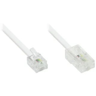 Good Connections DSL Modem Kabel 3m RJ11 zu RJ45 weiß