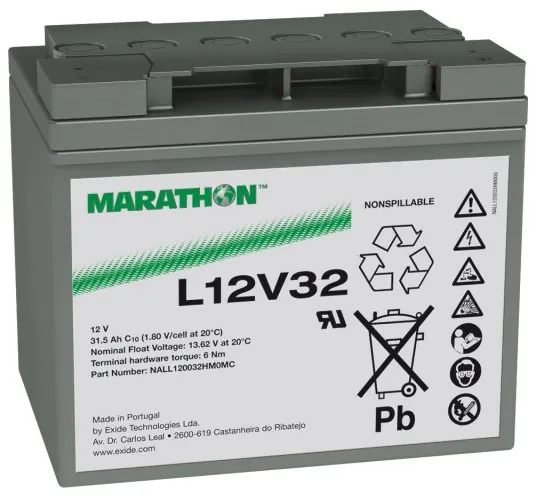 Exide Marathon L12V32 12V 31,5Ah AGM Blei Akku VRLA