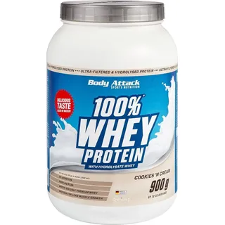 Body Attack 100% Whey Protein - 900 g Cookies n Cream