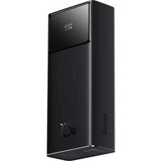 Baseus EnerFill FP41 Power Bank 30000mAh, 22.5W, Cosmic Black (Enthält ein einfaches USB-zu-Type-C-Kabel 3A 0,3m Schwarz)