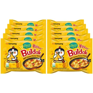 Samyang Buldak Ramen Hot Chicken Cheese 140 g, 10er Pack