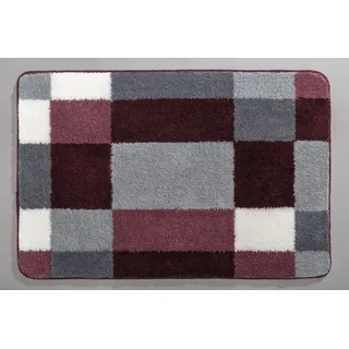 KLEINE WOLKE Badteppich EDGE Lila 70 x 120 cm