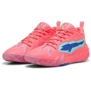 PUMA Scoot Zeros Basketballschuhe 02 - sunset glow/electric peppermint 39