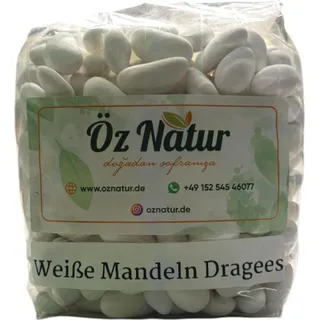 öz natur | Weiße Mandeln Dragees 500g