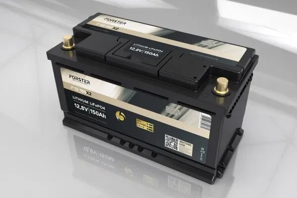 FORSTER 150Ah 12,8V Lithium LiFePO4 Premium Batterie | 200A-BMS-2.1... - 0% MwST. (Angebot gemäß §12 USt Gesetz.)