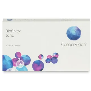 CooperVision Biofinity Toric 3 St. / 8.70 BC / 14.50 DIA / -2.00 DPT / -0.75 CYL / 90° AX