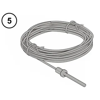 5 - Hörmann Spannseil Ø3 mm x 20 m für LineaMatic/P und STA 60/90/180/220