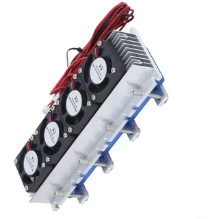 Gettimore Thermoelektrischer Peltier-Kühler, 288 W, 12 V, Gleichstrom, Halbleiter-Kühlmodul, Wasserkühlgerät, für kleine Räume Wärmeableitung