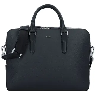 HUGO BOSS Moonstruck Aktentasche Leder 38 cm Laptopfach black Schwarz Herren