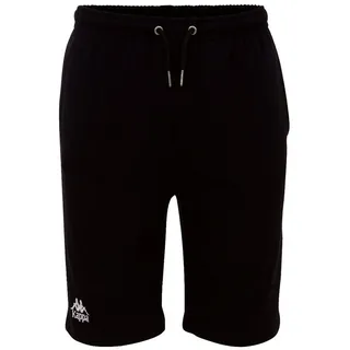 Kappa Jungen Kinder Shorts Jogginghose Sweathose schwarz 705423J, Bekleidung:140 - 140