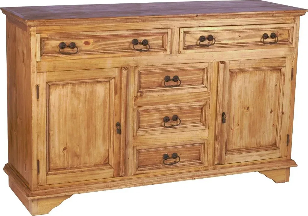 Mexico Sideboard Massivholz Pinie  Mexiko Möbel Mexikanisch