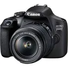 Canon EOS-2000D Digitale Spiegelreflexkamera EF-S 18-55 mm IS II 24.1 Megapixel Schwarz Optischer Su