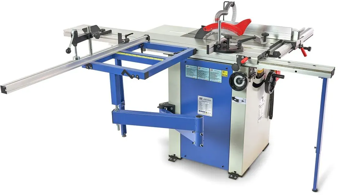 HBM 1600 Profi Formatkreissäge, Tischkreissäge mit Rollentisch