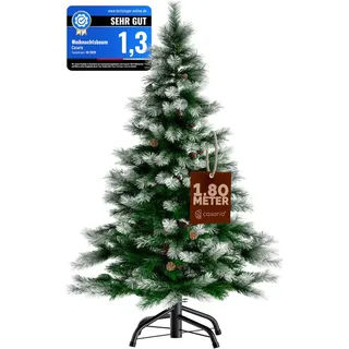 CASARIA Weihnachtsbaum künstlich Schnee 180 cm