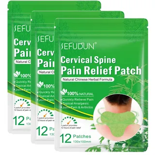 Wärmepflaster für Nacken, Schmerzlinderung in Minuten, Nackenpflaster zur Schmerzlinderung bei Arthritis, lindert Muskelkater in Halswirbelsäule, Beinen, Knien, Taille, Gelenken, selbstklebende