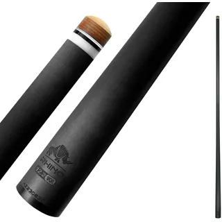 RHINO - 76.2 cm / Quick Release (VQR) Carbon Pool Queue Single Shaft Tip 12.2mm Low Deflection Technology Pro Taper Easy to play