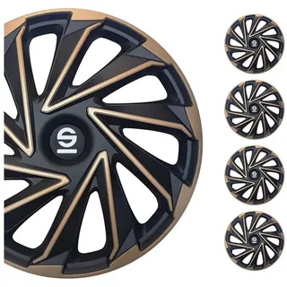 Sparco SPC1680GDBK Radblenden schwarz, 16Zoll