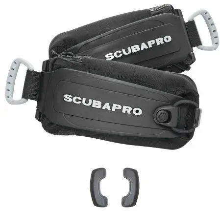 Scubapro - Hydros Pro 2 - Monorail-Bleitaschen-Set - Größe: Standard - Farbe: Schwarz