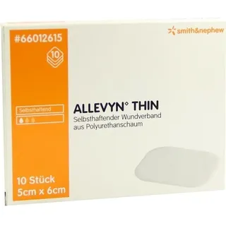 smith & nephew gmbh - woundmanagement Allevyn Thin Wundauflage 5 x 6 cm 10 St.