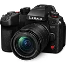 Panasonic GH7Body + Lumix 12-60mm f/3.5-5.6 (12 - 60 mm, 26.50 Mpx, Micro Four Thirds), Kamera, Schwarz