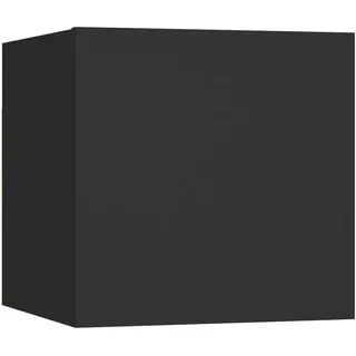 vidaXL Nachttisch Schwarz 30,5x30x30 cm Holzwerkstoff