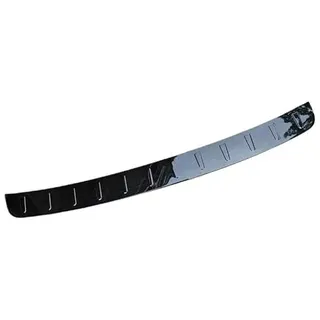 Für Volvo XC60 2018-2025 Edelstahl-Heckstoßstangenschutz, Schweller, Kofferraumschutz, Trittplattenverkleidung(Black)