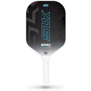 2024 Pickleball-Paddel von SLK by Selkirk, Evo Power, Hybrid- und Steuerungspaddel, Fiberglas-Pickleball-Paddel, Kohlefaser-Pickleball-Paddel mit SpinFlex-Oberfläche